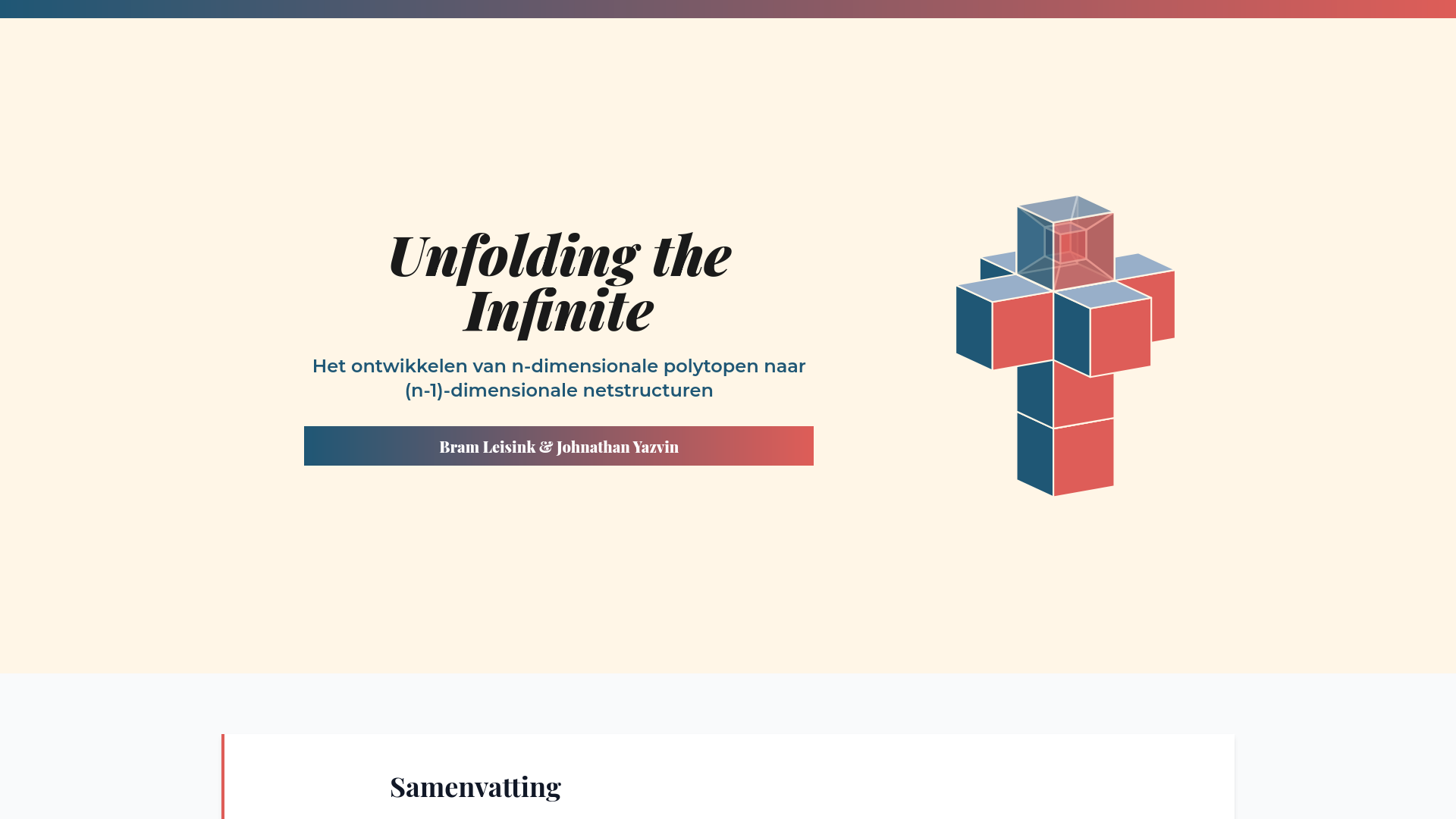 Unfolding the Infinite